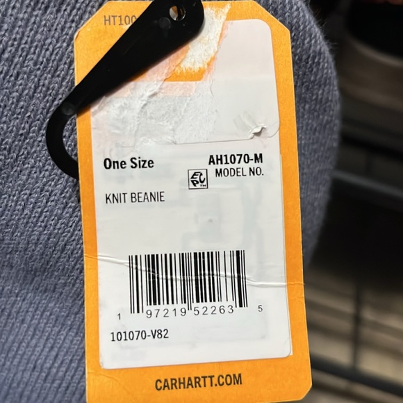 Carhartt (Thunder cloud color )Knit Beanie please dont quote me on color - Picture 4 of 5